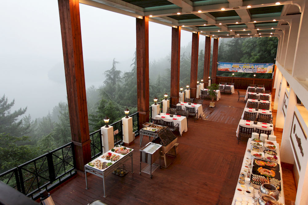 Asia Lakeside Hotel Jinju Exteriör bild